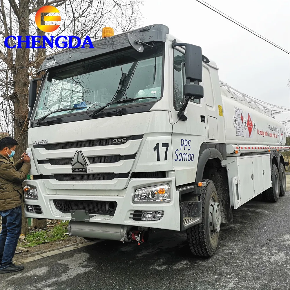 Used 336Hp 20000L 6x4 Sinotruk Howo Fuel Tanker Truck for Sale