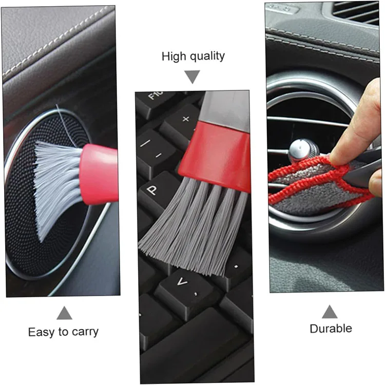 Silicone Car Gap Brushes Dust Blower for Computer Auto Air Conditioner Brush Duster Detail Brush