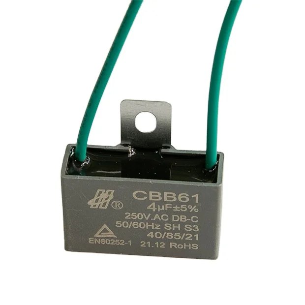 Factory Wholesale capacitor discharge welding machine Motor CBB61 power capacitor for car audio for Fan