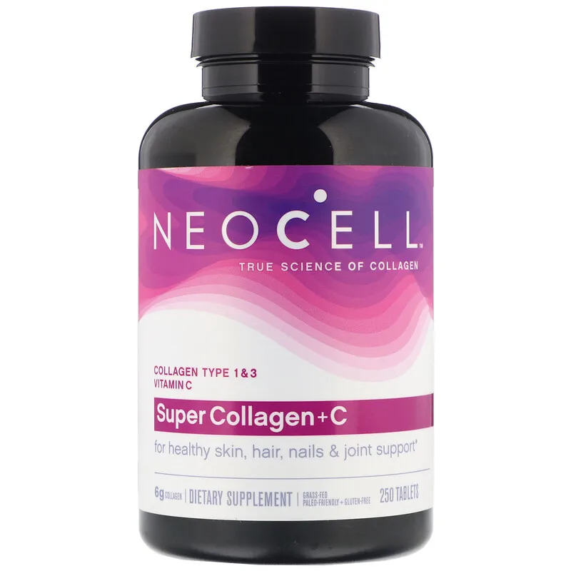 
Neocell Super Collagen   C, Type 1 & 3, 250 Tablets  (62299483655)