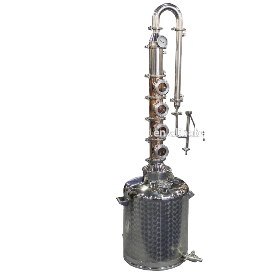 Краска для 50l -- 200l краситель алкоголь по-прежнему медный горшок виски дистиллятор высокой эффективности, распродажа