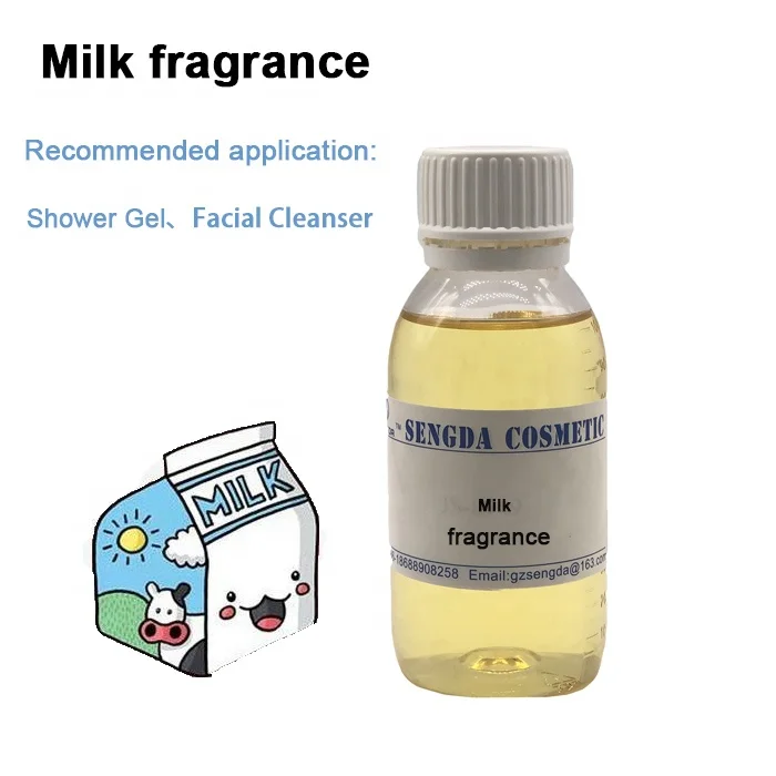 Manufacturer Wholesale Milk Fragrance Oil Top Quality Fragrance For Shower Gel/Soap/Cleaner