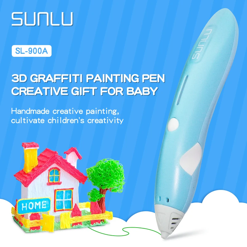 SUNLU 3d Ручка Профессиональный SL-900 печати для детей с Комплект применимо PCL