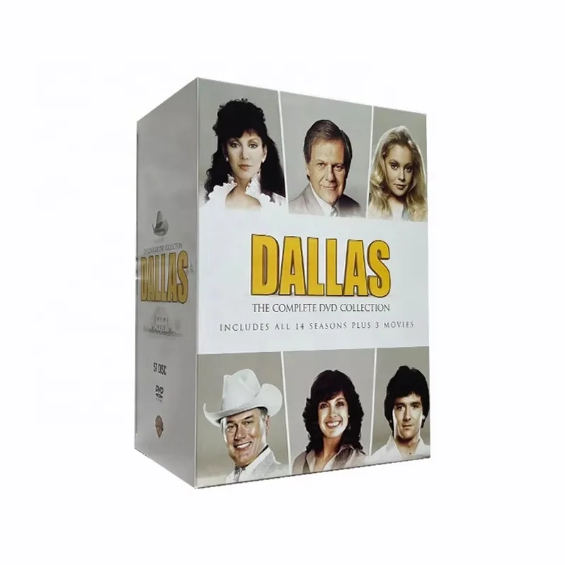 Диск дублирования печатная фабрика мультяшная драма dvd Фильмы Коллекция фильмов телесериалы полный серии Dallas 57DVD