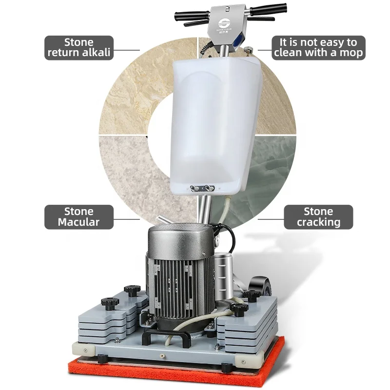 commercial electric hand held carpet stairs 1500W floor buffer cleaning machine for shopping mall hotel supermarket flat station