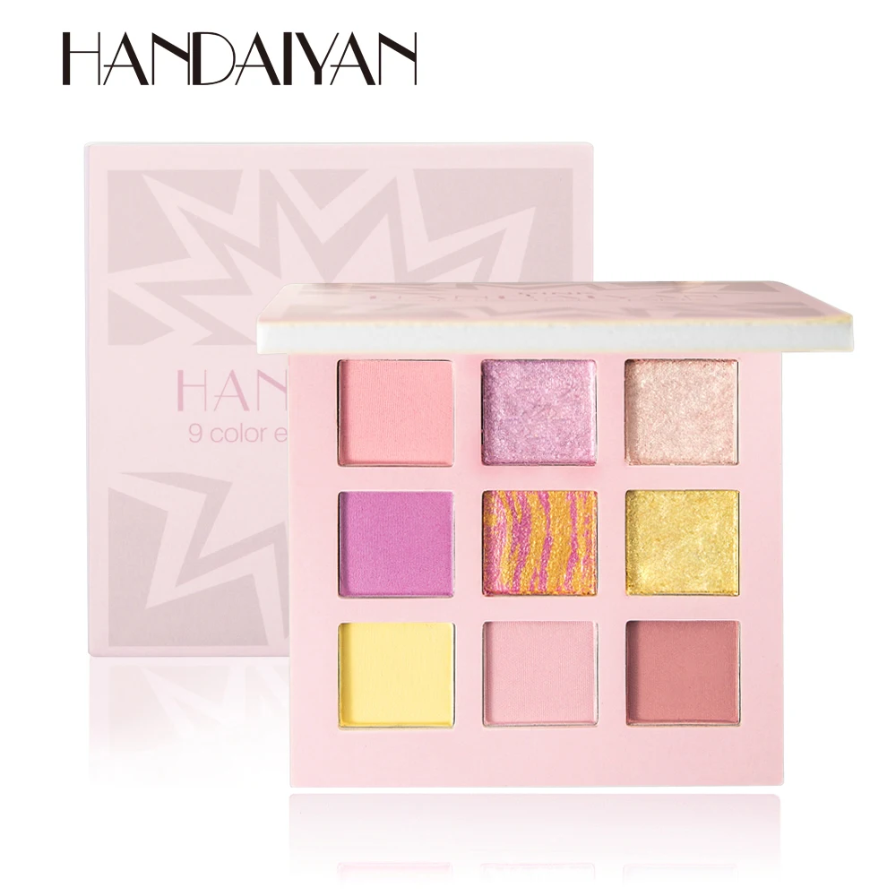 Handaiyan 9 Color Pearly Lustre Matte Eyeshadow Jiugongge Makeup Makeup Plate Mashed Potato Eye Shadow Makeup