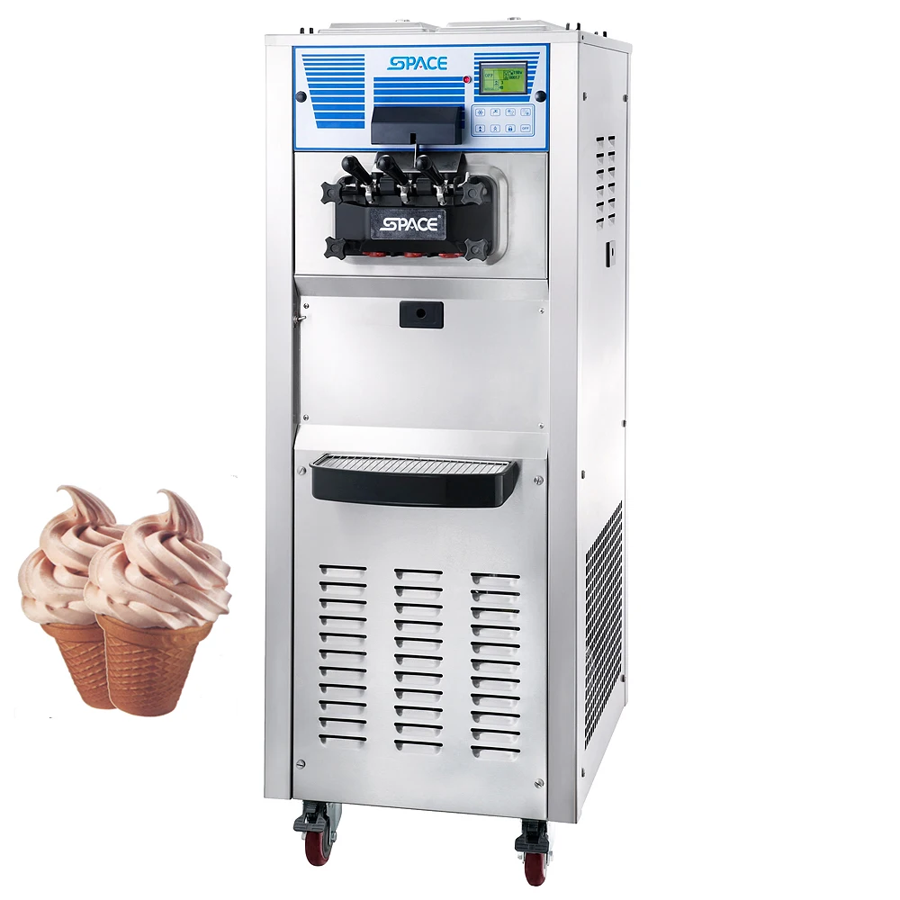 Three flavors soft serve machine soft serve maker milk ice cream machine