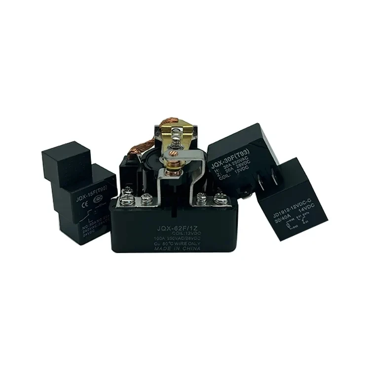 30A 40A dc 3v 5v 6v 12v 24v 48v 110v Power Relay 5Pin PCB Type Black Automobile relay