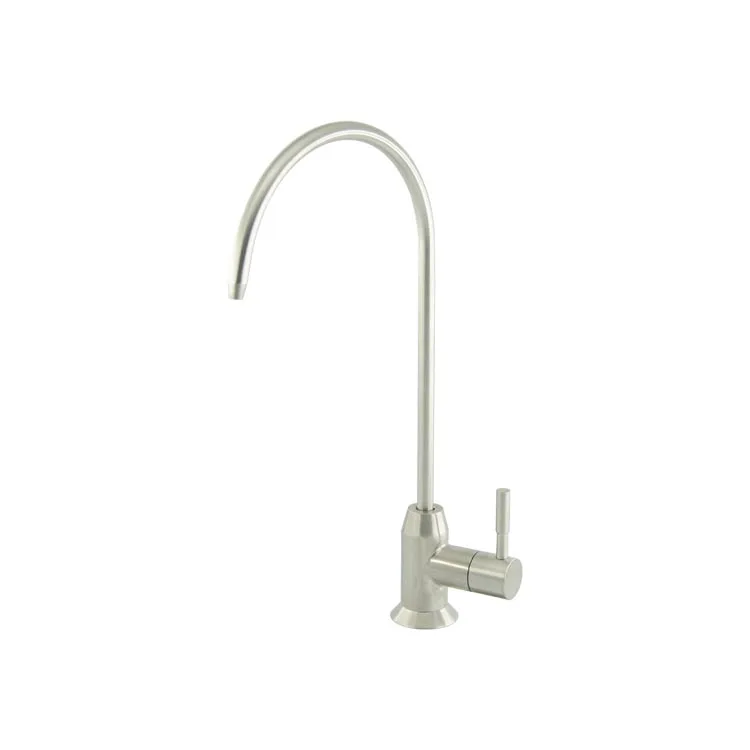 
Single Handle 304 Stainless Steel Lead Free Brushed Kitchen Drinking Water Faucet Tap 