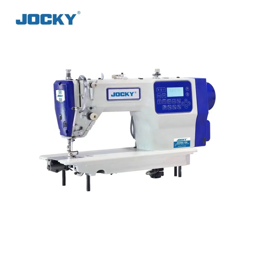 JK500-1S6 Industrial computerized lockstitch sewing machine single step motor