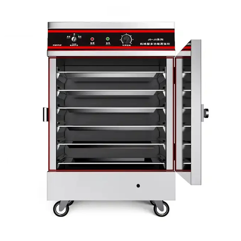 Floor Standing Fish Food Retangular Food Steamer ,Hotel Kitchen Cooking Equipment Commercial Food Steamer