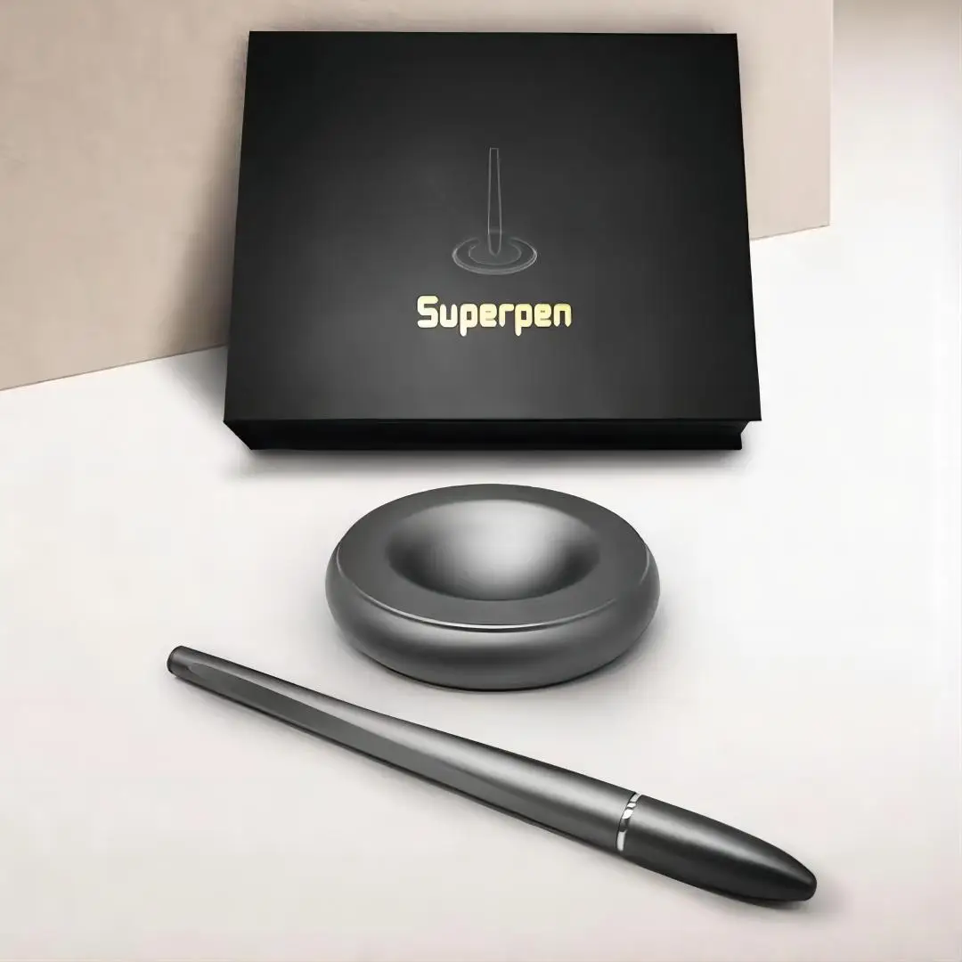 Luxury Gift Magnetic Levitation Metal Base Holder Hover Pen magnet Levitation Floating Pen Magic magnets Levitating Stand Pen