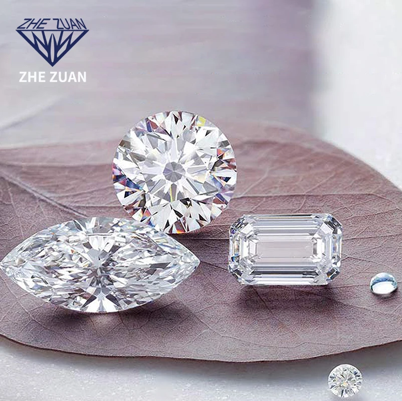 Custom 1 Carat Engagement Diamond Ring 18K Gold with Laboratory Grown round Brilliant Cut Artificial Diamond Brilliant Cut