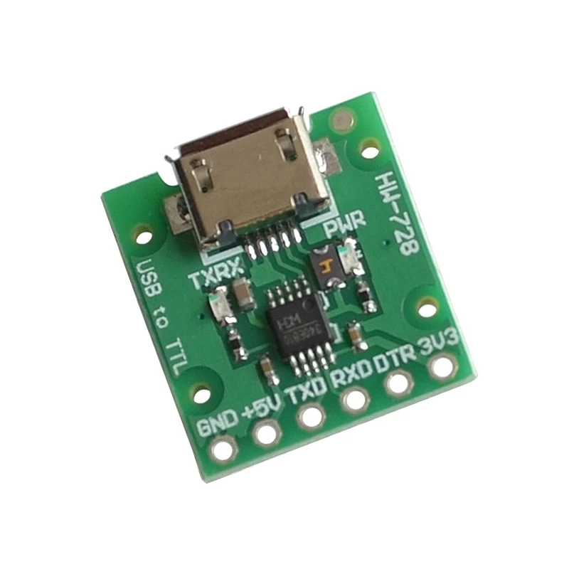 CH340E USB to TTL Serial Converter, 5V/3.3V Alternative CH340G Module