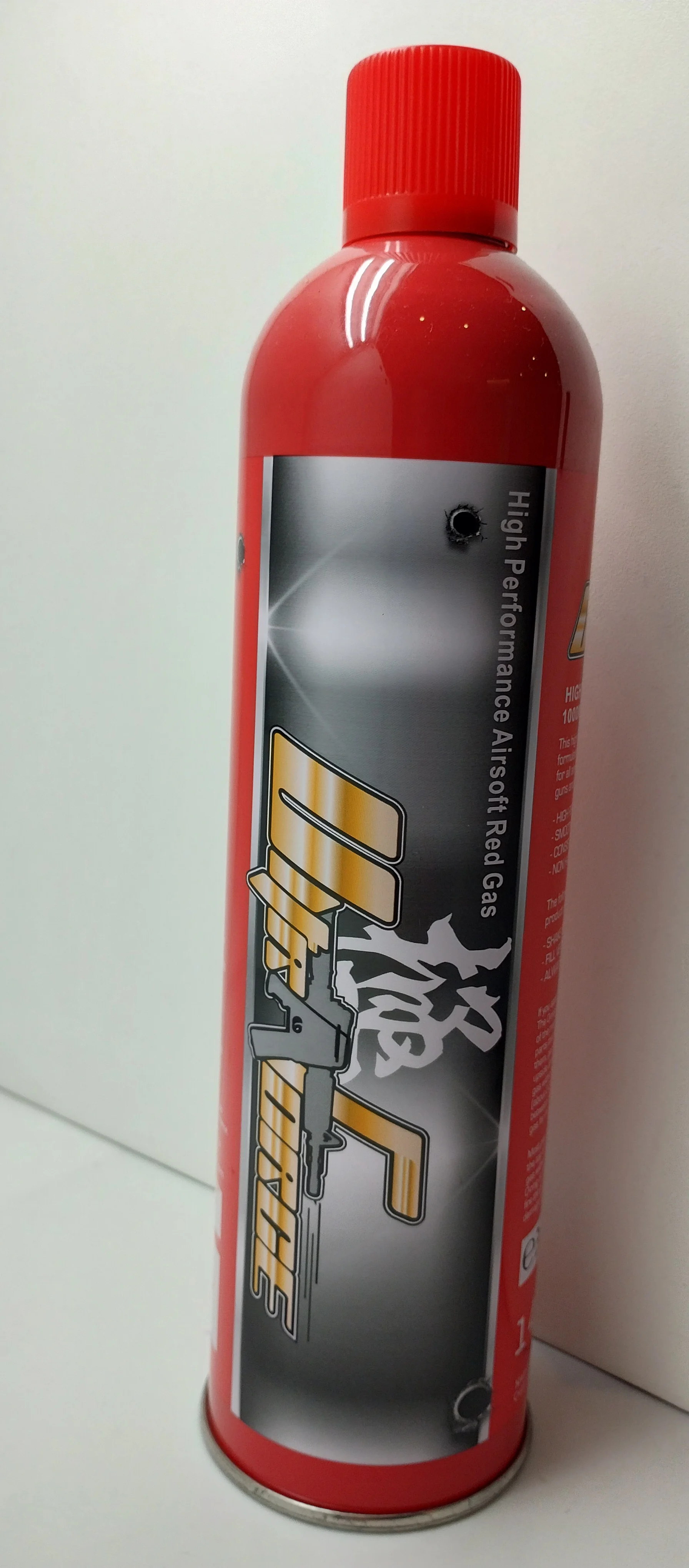 OEM ULTRAFORCE RED GAS BLACK GAS Perfect for Air soft Pistols 600ml GBB AEG PBB Paint Ball Air-soft PCP HPA Propane