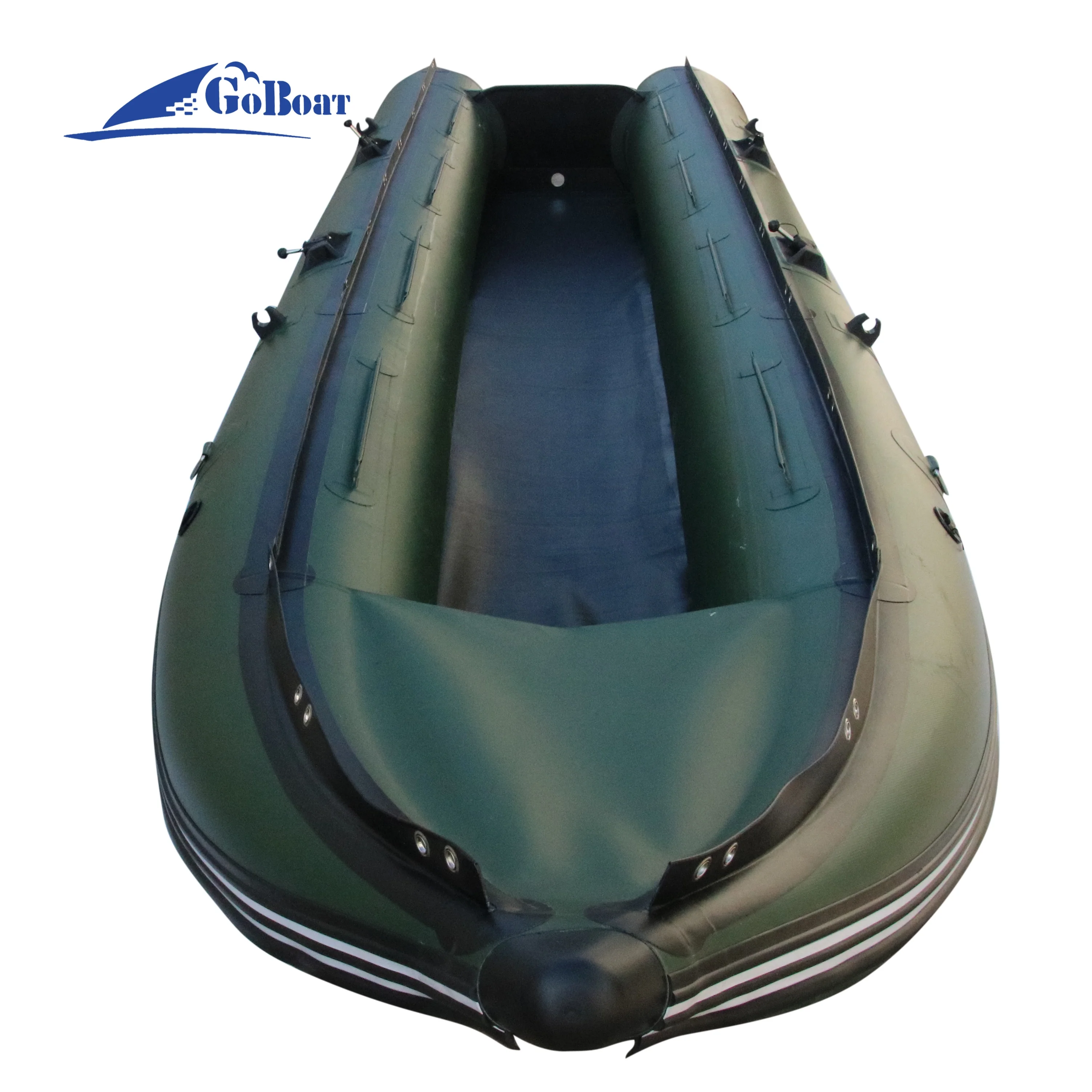 Goethe Goboat GTK420 14 футов ПВХ или гипалон надувная лодка премиум класса катамаанская рыболовная каяк с алюминиевым сиденьем для лодки
