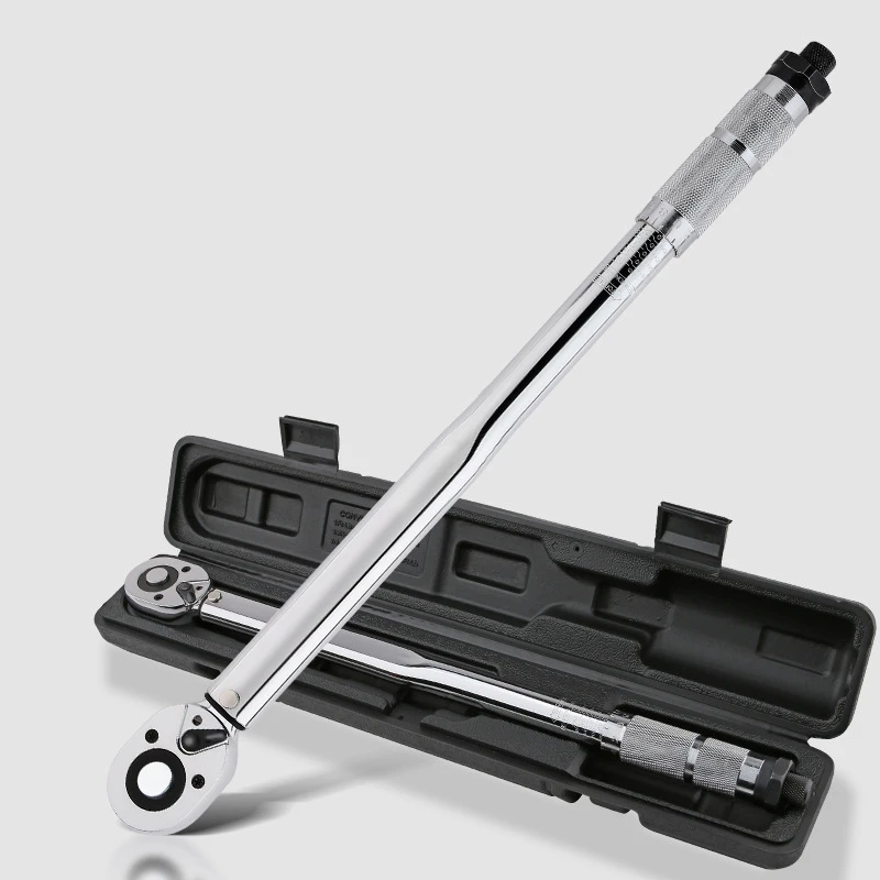 Hot Sale 1/2' Drive Head 28-210N.m High Precision Click Torque Wrench Car Repair Spanner