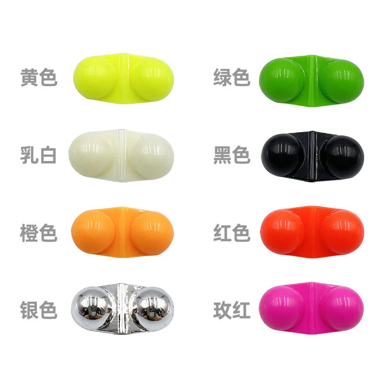 Catfish rig rattle with bell rig Plastics Fishing Double Rattle Beads