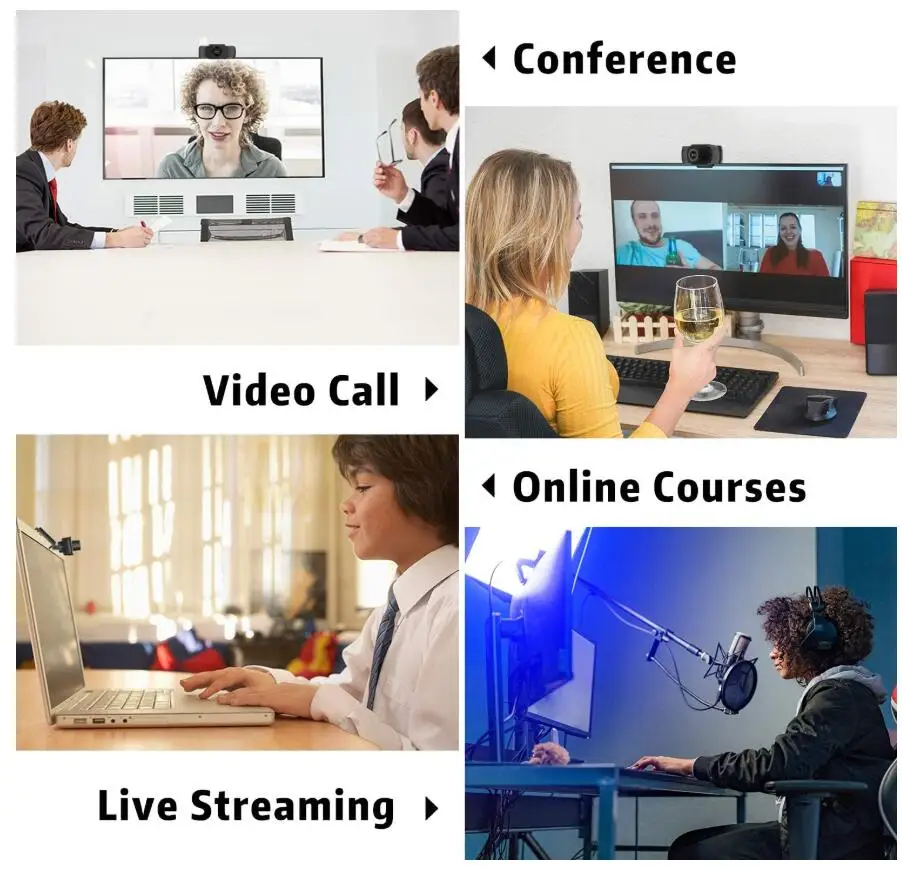 Веб-камера Kaysuda CA900 с микрофоном 1080P USB 2 0 1920x1080 150