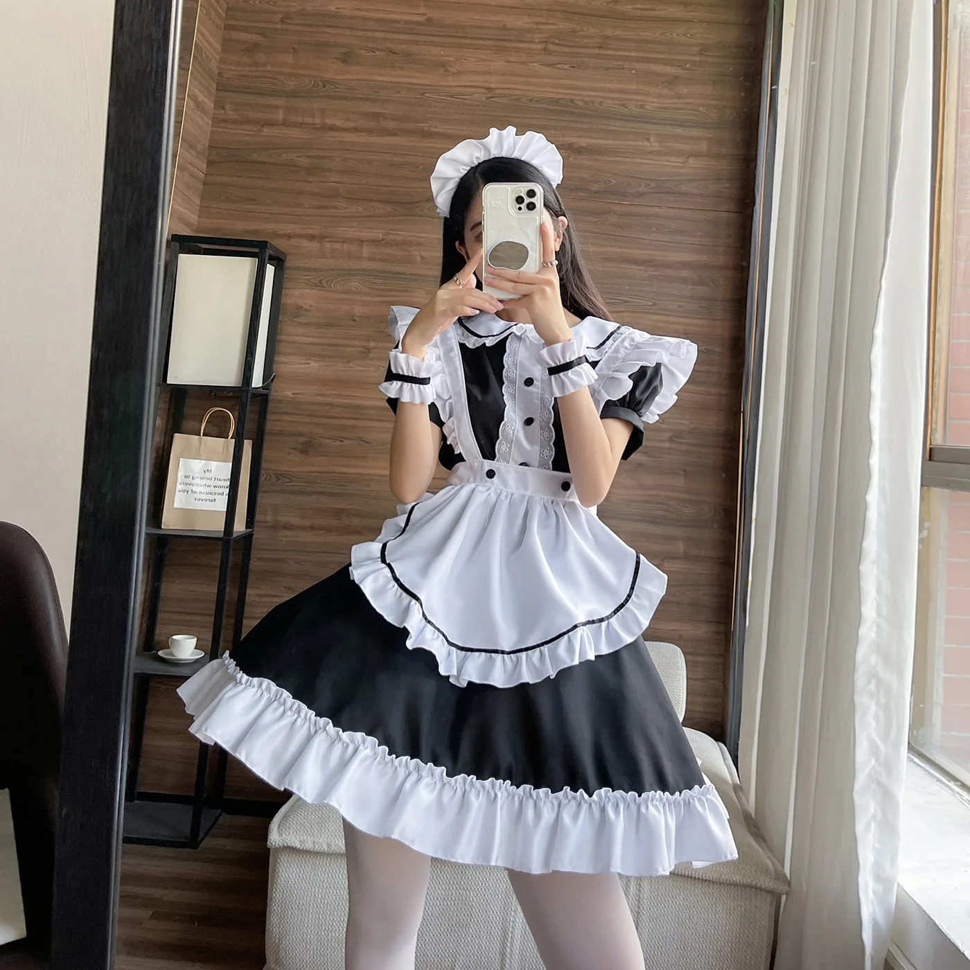 Halloween Cosplay Anime Maid Outfits Women Plus Size Party Dress Apron Maid Costumes Japanese Kawaii Lolita Girl Party Uniform