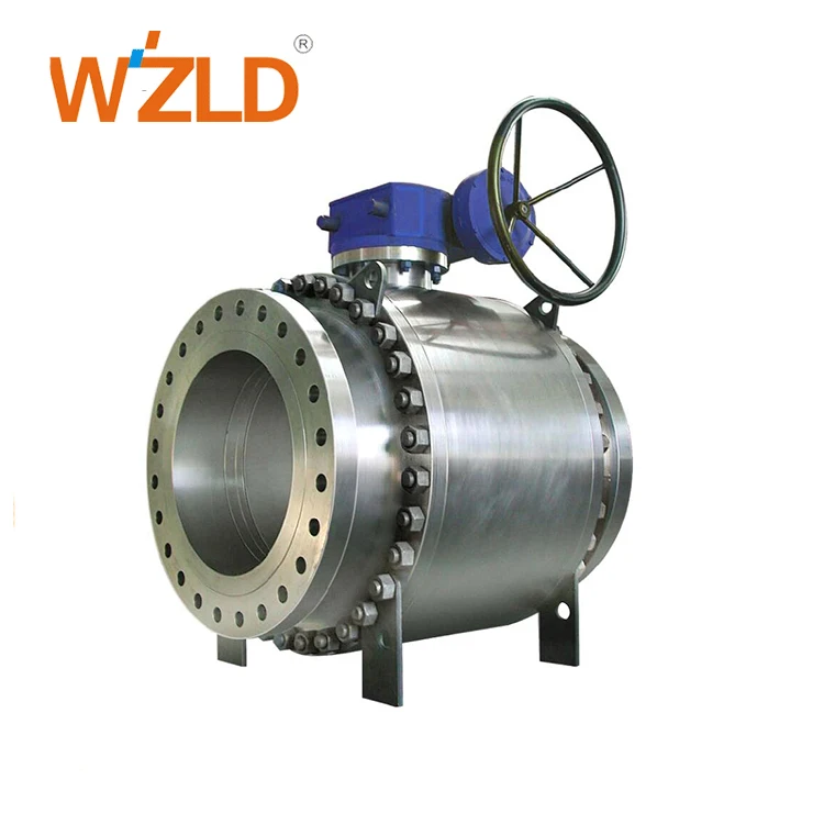 WZLD manufacturers China supplier stainless steel 304 Side Entry Pipe Forged Flanged Trunnion Ball Valve Price List