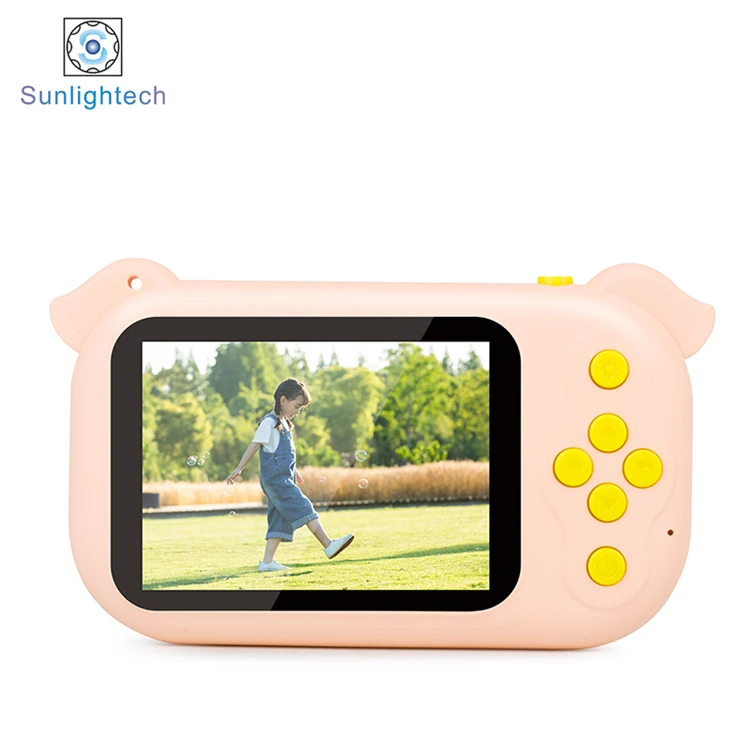 High quality mini kids cam with 2.4 inch lcd display screen 1080p function camera with long service life