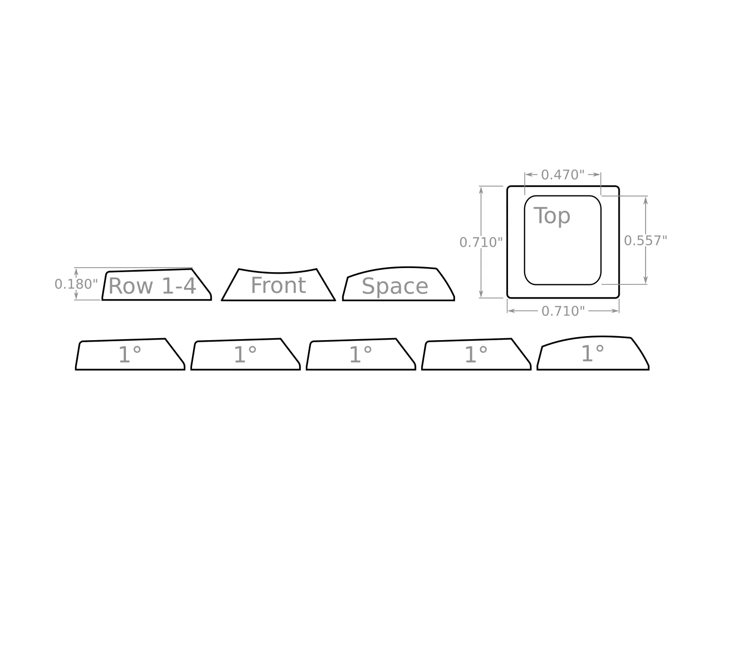 Custom keycap DIY Sa Profile Double Shot Keycap Sock For Cherry Mx Switch Keyboard keycaps design With Provided Gerber Files BOM