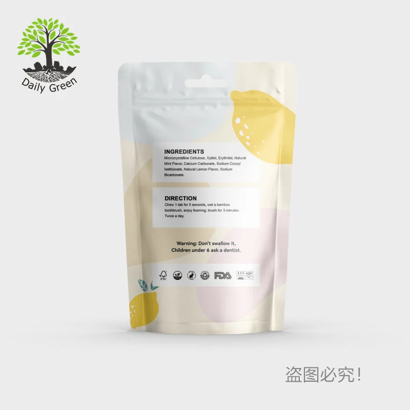 High Quality Solid Nano Hydroxyapatite Toothpaste Tablets Private Label