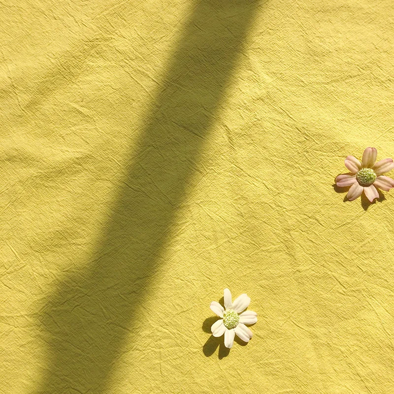 Fast delivery custom solid color clothing sand washed shirt fabric 100% cotton for garment