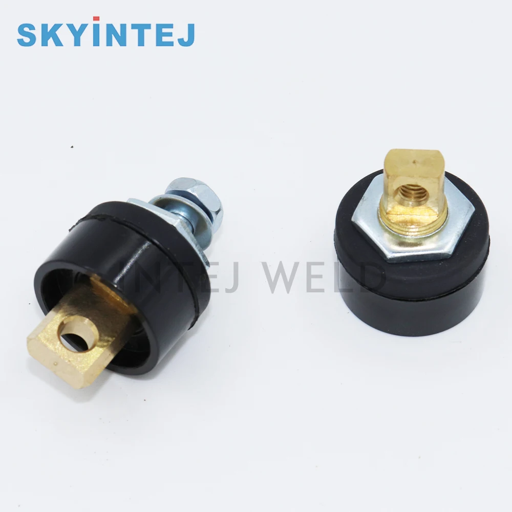 Intej Weld Cable Connector 10-25 Front Panel and End Panel Cable Connector