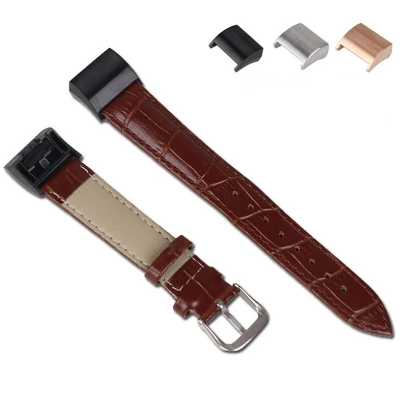 18mm 316L Stainless Steel Metal Watch Band Adapter Replacement for Fitbit Charge 2 Armband Strap Connector