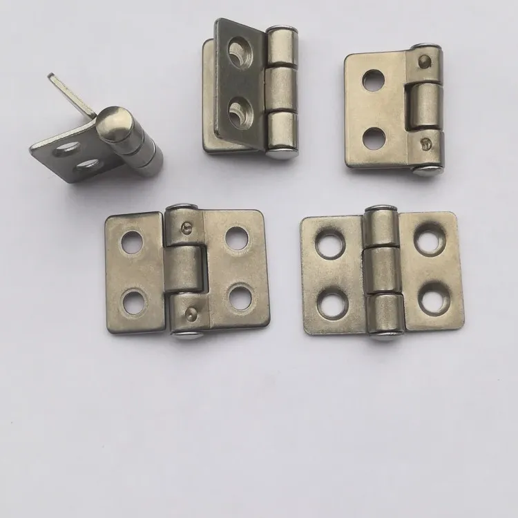 Stainless Steel Folding Butt Hinge for Wooden Boxes, Window Wood, Home Kitchen Furniture Hardware (20 X 27x 1.2mm)