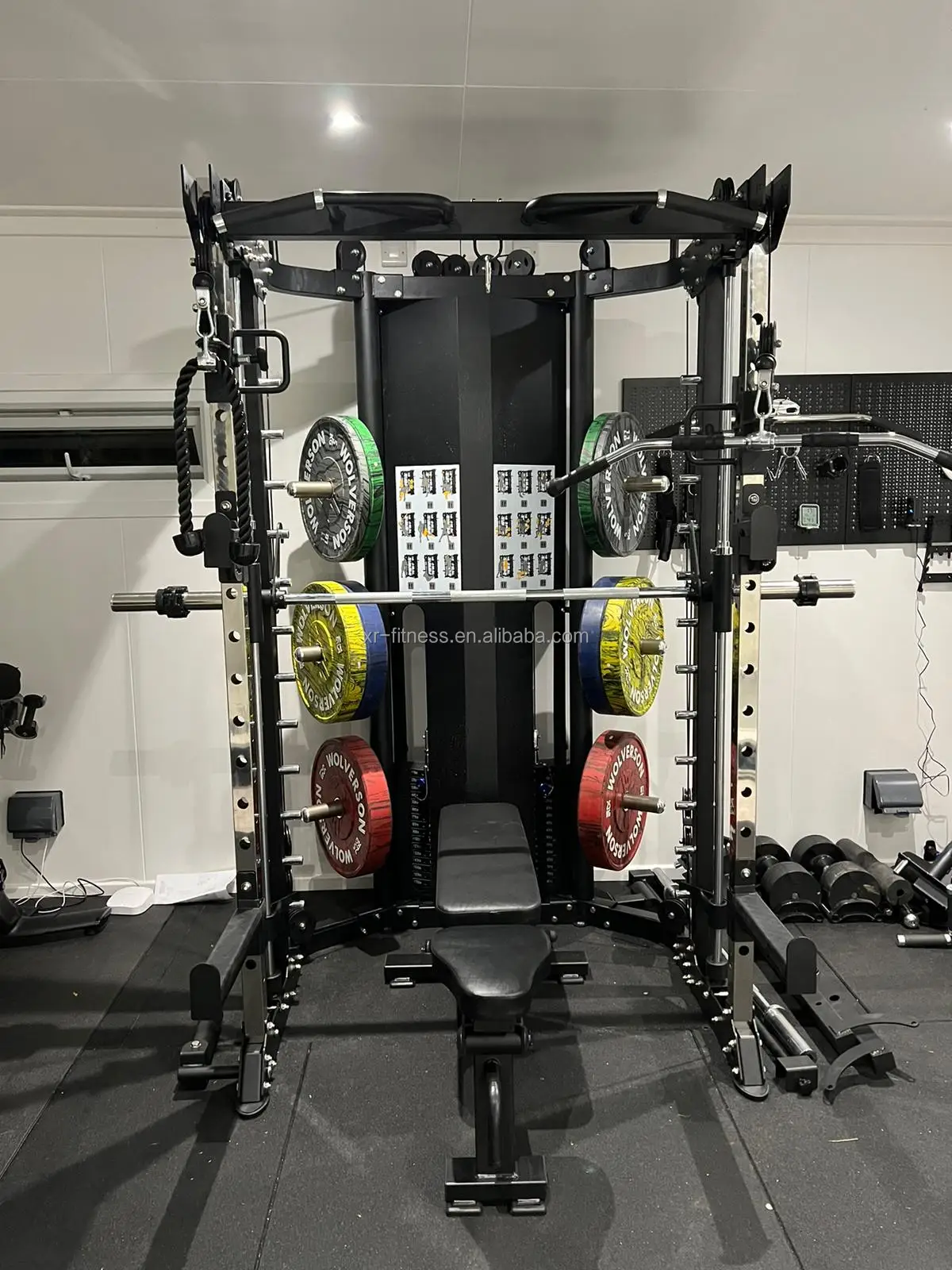 wholesale fitness Gym equipment squat rack and power cage Multi Function Station For Exercise Smith machines home gym fitness