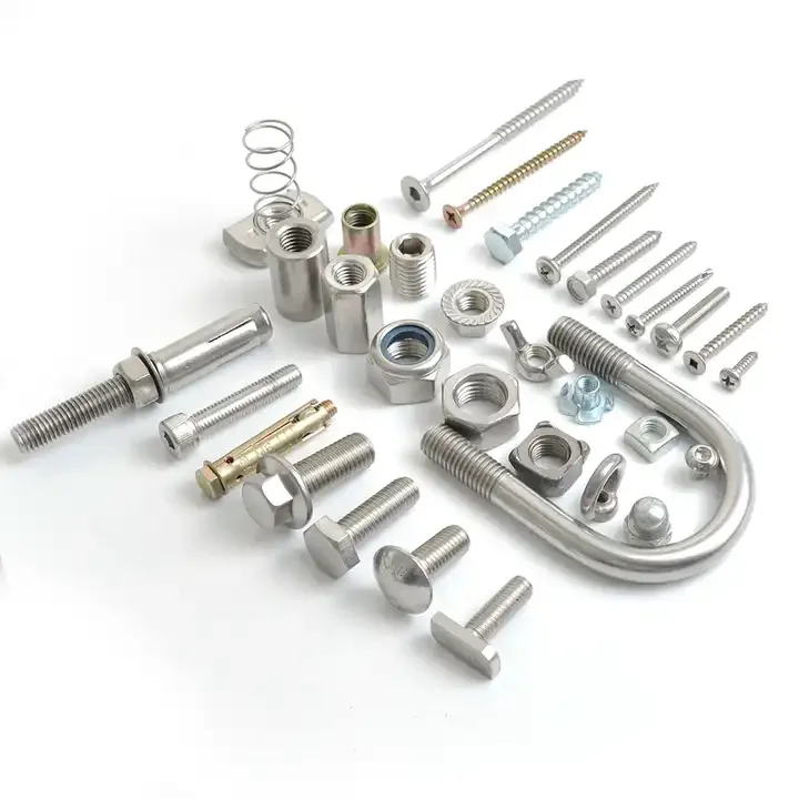 OEM Stainless Steel fasteners stainless steel nut and screw stainless steel bolts Hex Head T Square Stud Bolts