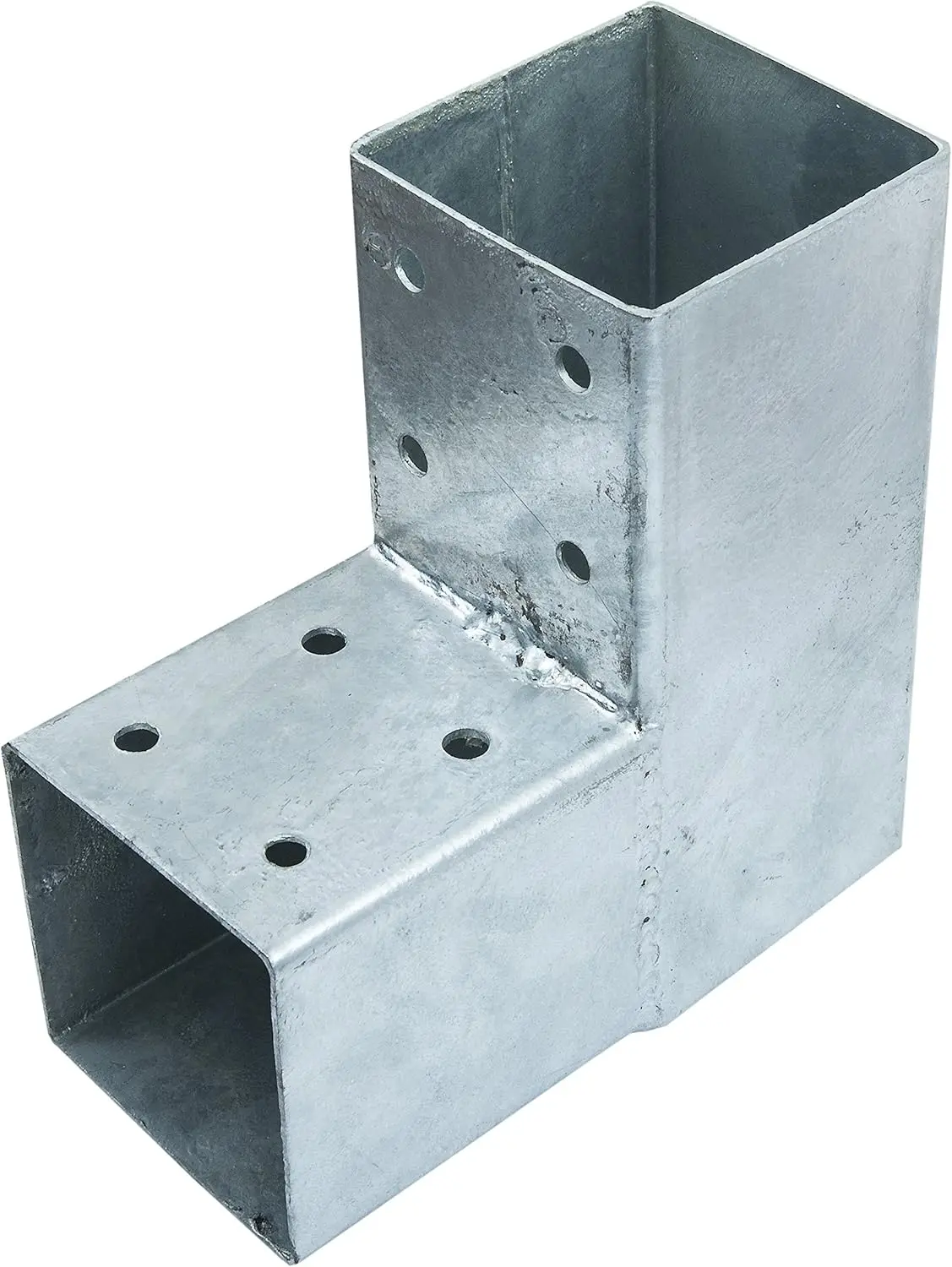 HDG H Shaped Metal Post Bases Electro Galvanized Steel Pipe Hot Dip Galvanised Base Plate Pergola Steel Post Bracket