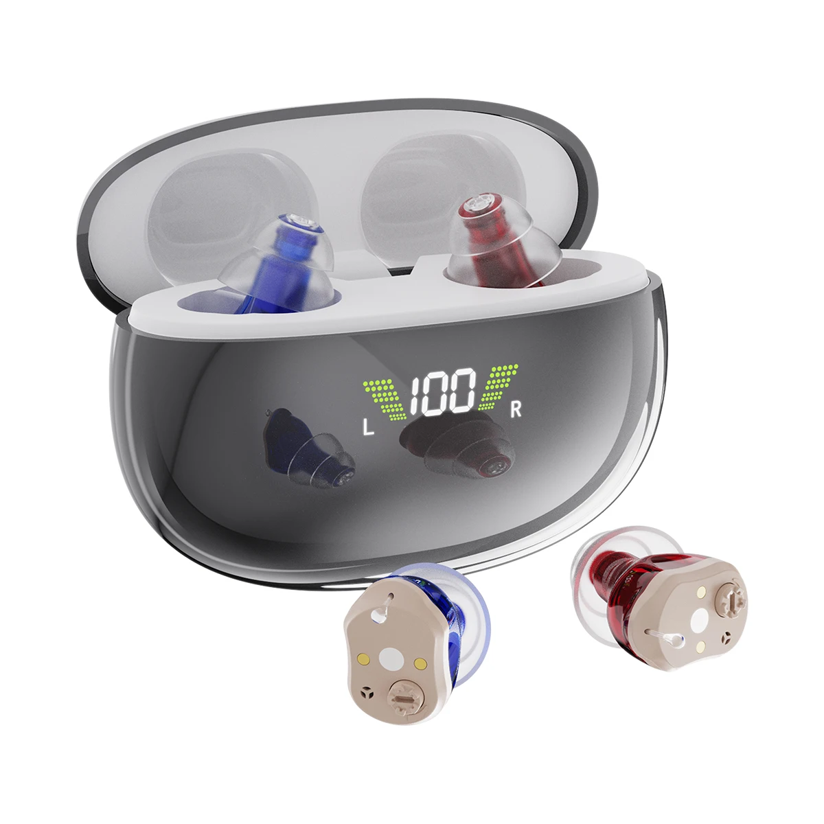 Digital CIC mini hearing aids for seniors rechargeable invisible hearing amplifier price list hearing aid manufacturer wholesale