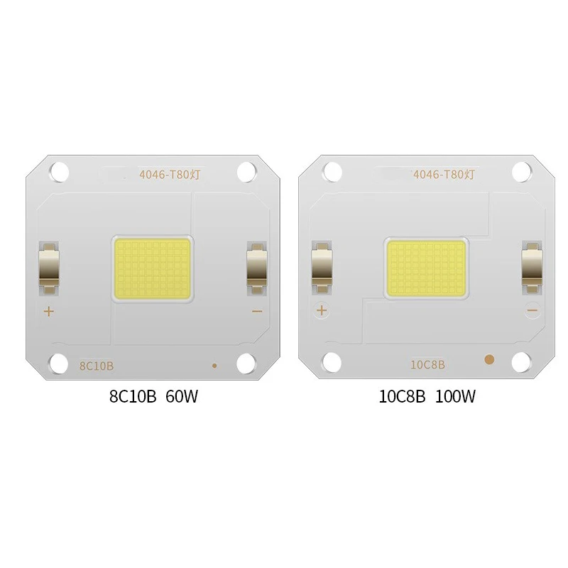 High Efficiency LED Chip 4046 Size 3000k 6000k 10w 20w 30w 50w  60w 100w Flip Chip COB LED Lamp Bead for Projection Light