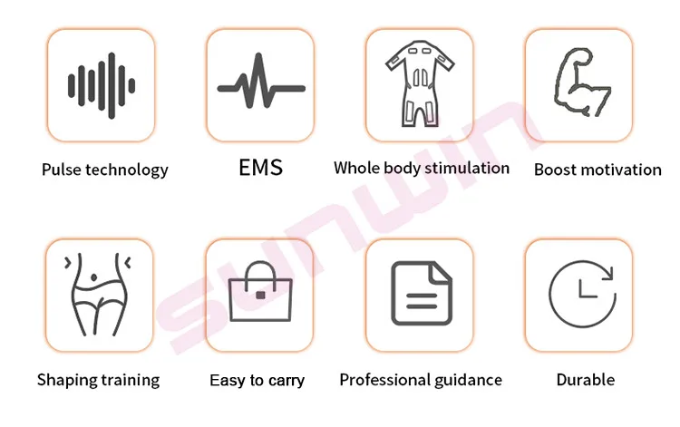 Oem Odm Healthcare Ems Training Suit Muscles Massage Clothing Electric Muscle Stimulator Smart Fitness Ems Suit