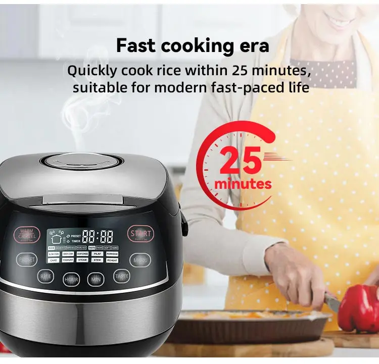 Indonesia Hot Sale Rice Cooker Smart Multifunctional Pot 5L with Low Sugar Function Cooking Healthy Rice Pot