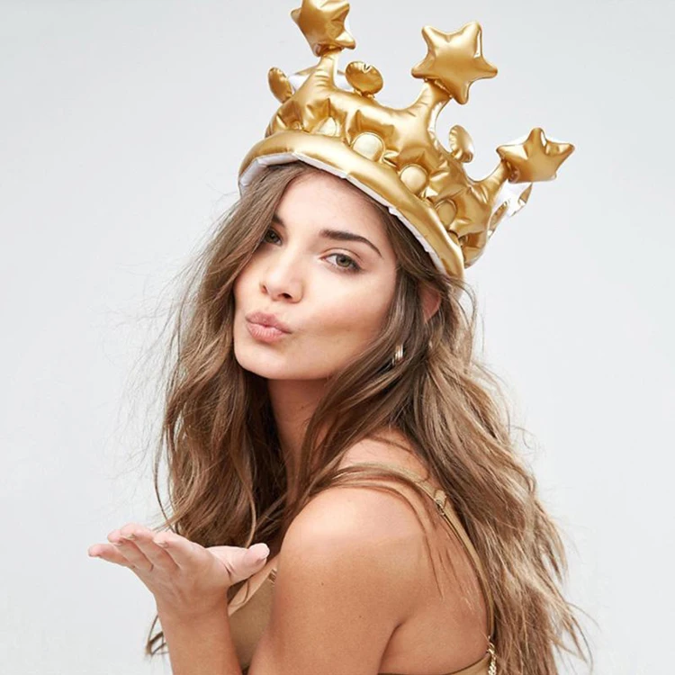  Надувная Королевская корона из ПВХ для украшения дня рождения