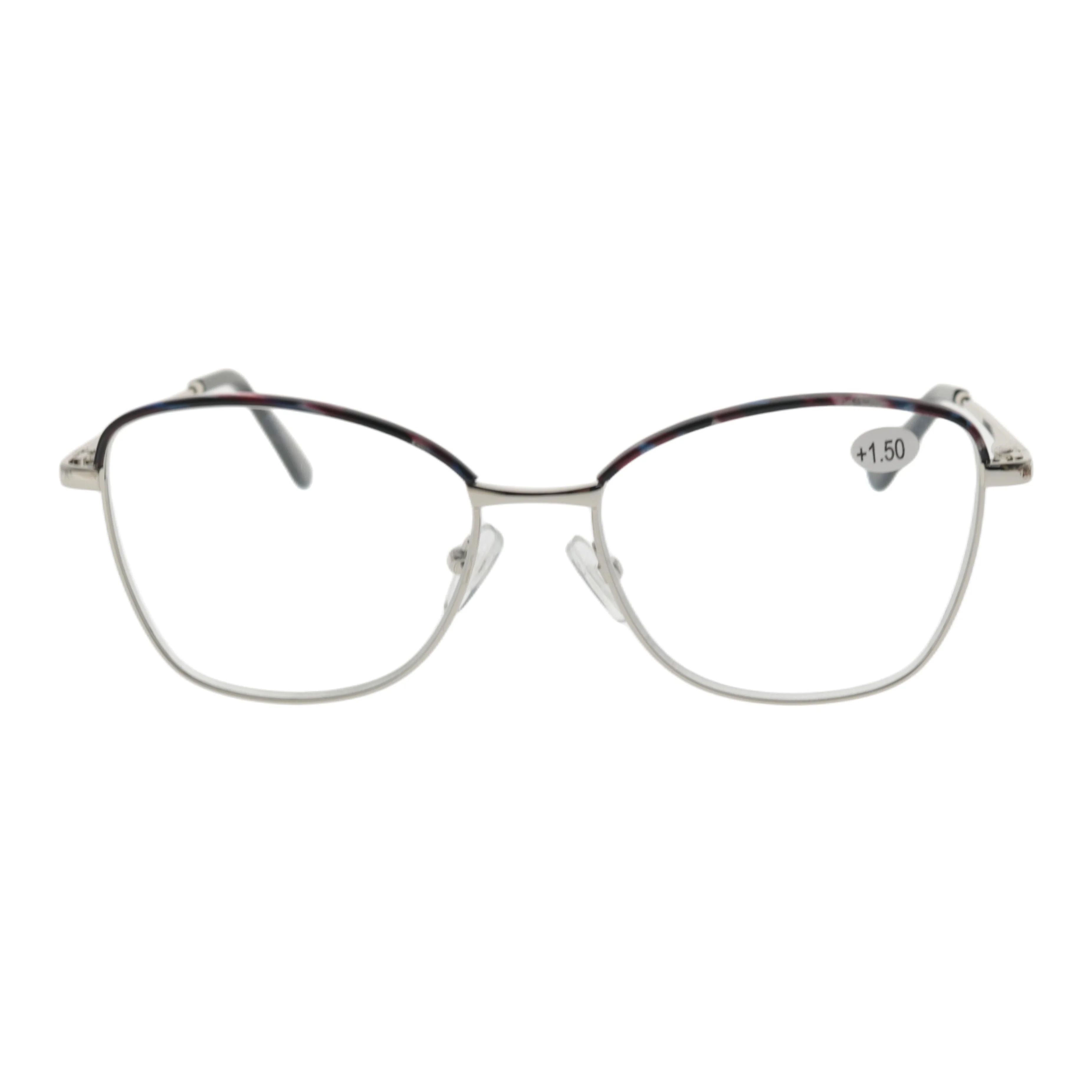 Sunbest 2567 Read Eye Glasses Manufacturer OEM Customized Presbyopic Glasses Metal Square Spring Hinge Reading Glasses