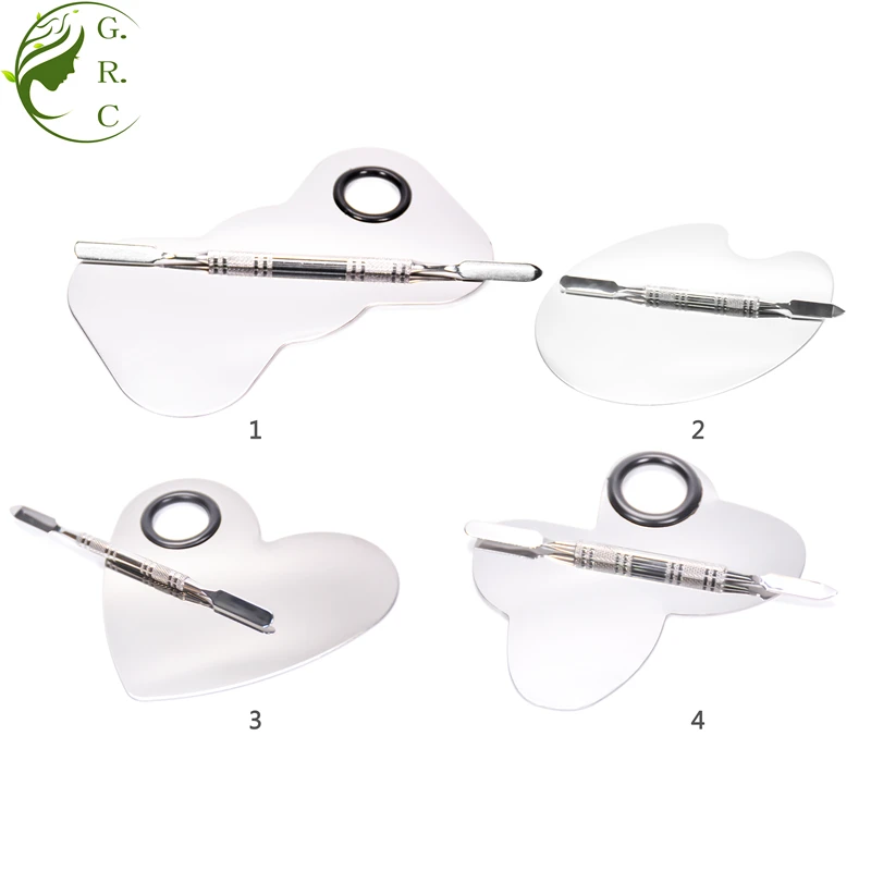 Bk29B Empty Diy Private Label Mixing Round Metal Metallic Makeup Palette De Maquillage Custom Logo Make Up Palette And Spatula