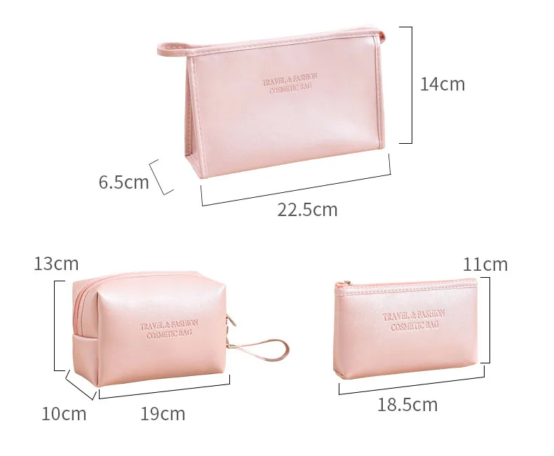 cosmetic bag pink