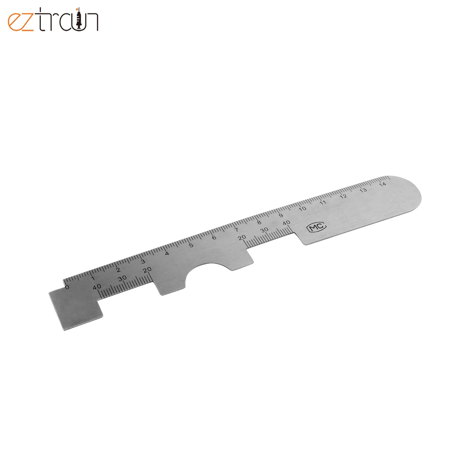 Stainless Steel Ophthalmology Eye Ruler Occluder Optical Pupil Distance Ruler PD Ruler Pupil Distance Meter