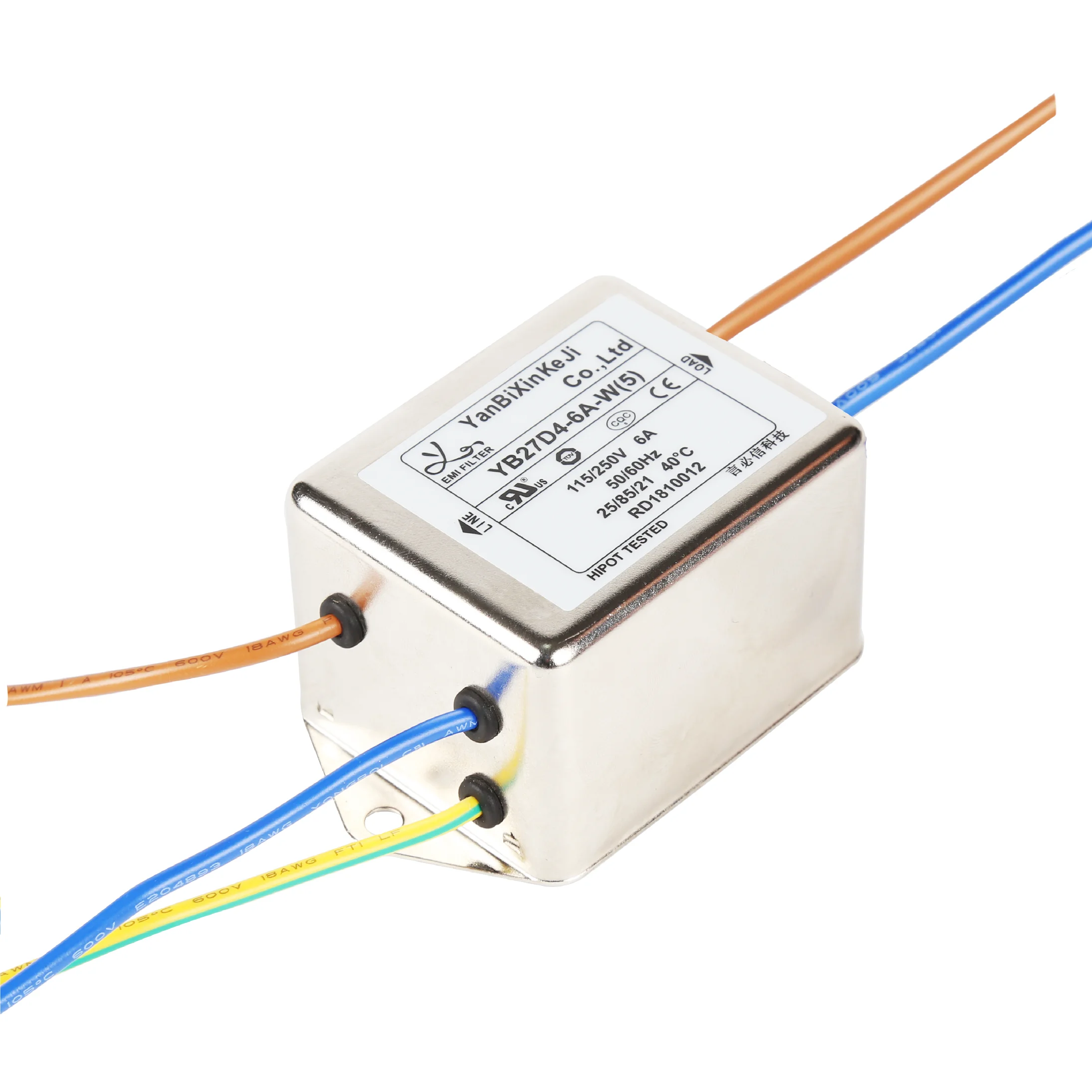 YB-D Серии переменного тока фильтры однофазный EMI фильтры линии электропередач выходной фильтр