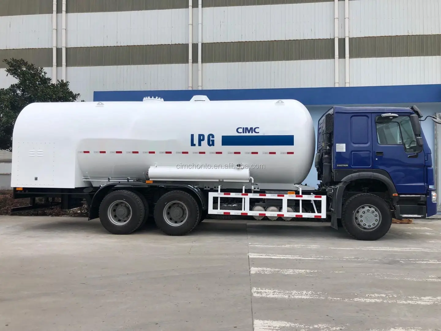23.81M3 Lpg Mobile Bobtail Tanker Gas Pressure vessel  Truck For Nigeria