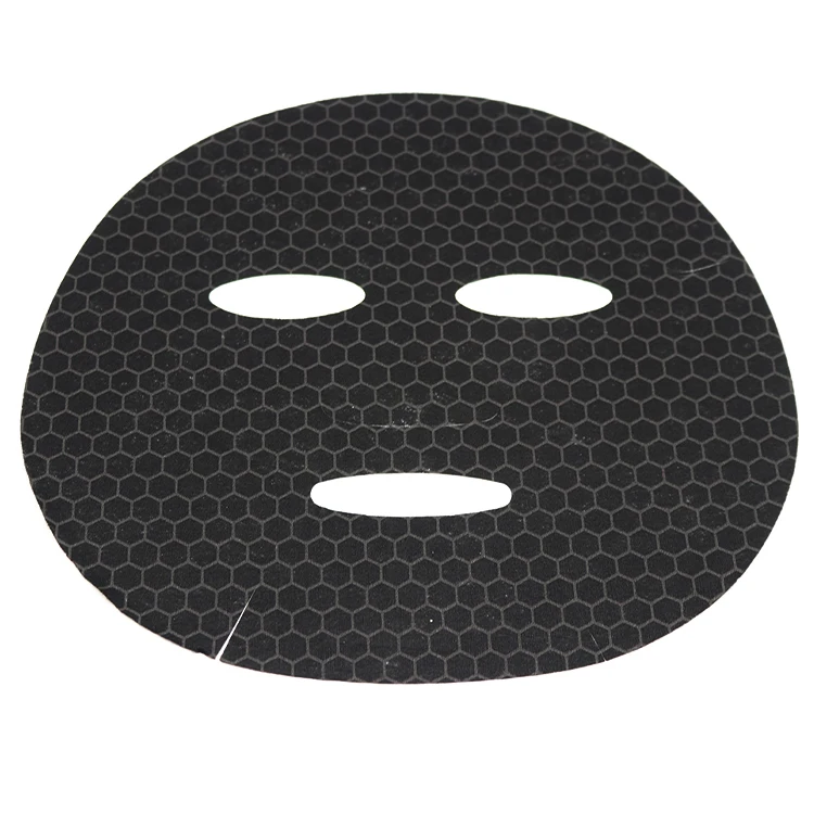 Bio cellulose Graphene black facial mask paper raw material dry fabric for face mask