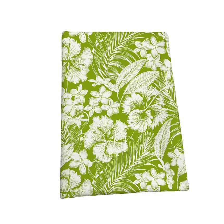 The factory outlet tropical patterns digital printed rayon Aloha Hawaii Fabrics for summer clothing