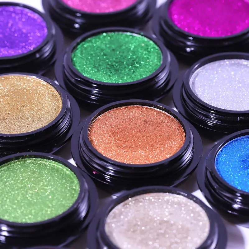 0.5g/jar solid Magic Nails Chrome Powder Nail Art Aurora Pigment Solid Mirror Powder
