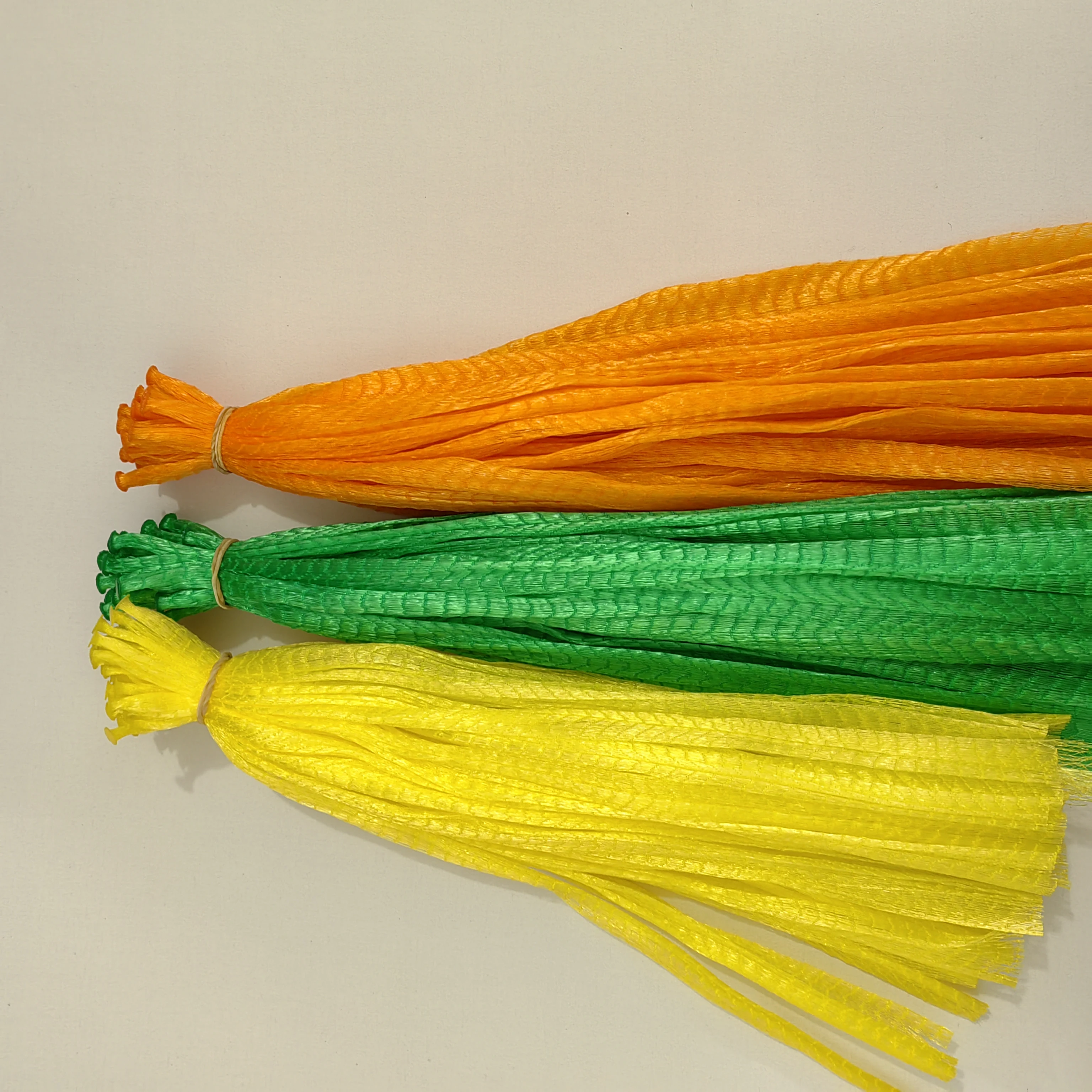 Пластиковый сетчатый мешок pp с горячим дном для всех овощей и фруктов, как капуста и лук